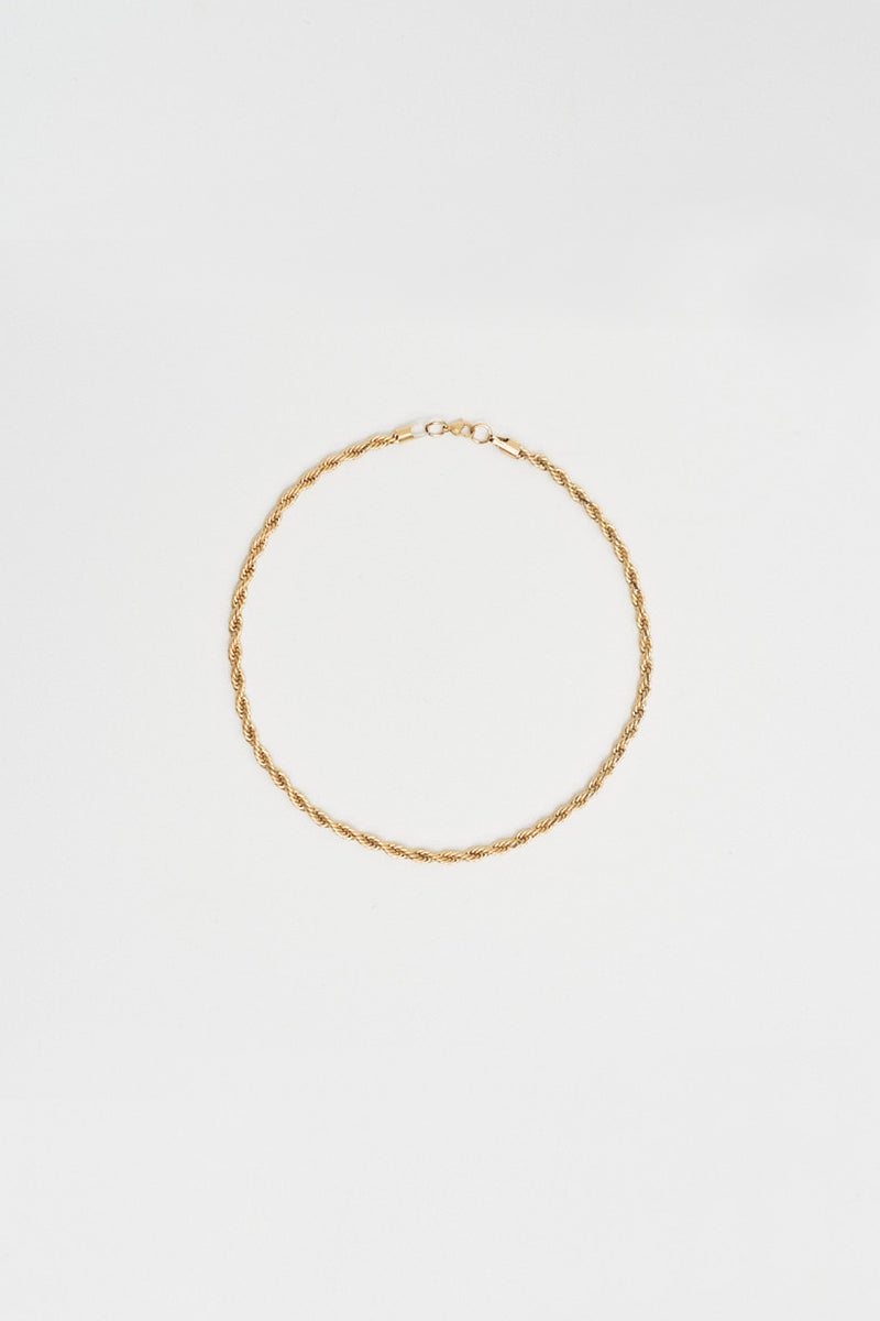 Rope Necklace - 14K Gold Plated