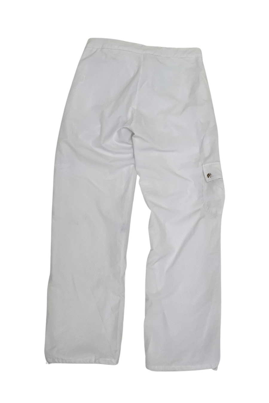White Cargo Trousers - White