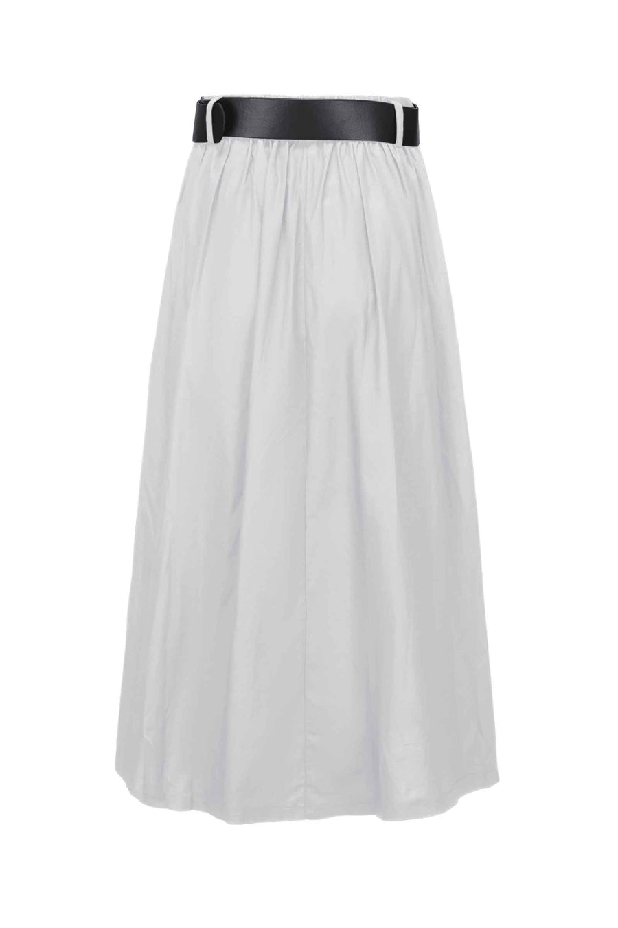 Darcy Belted Skirt - White