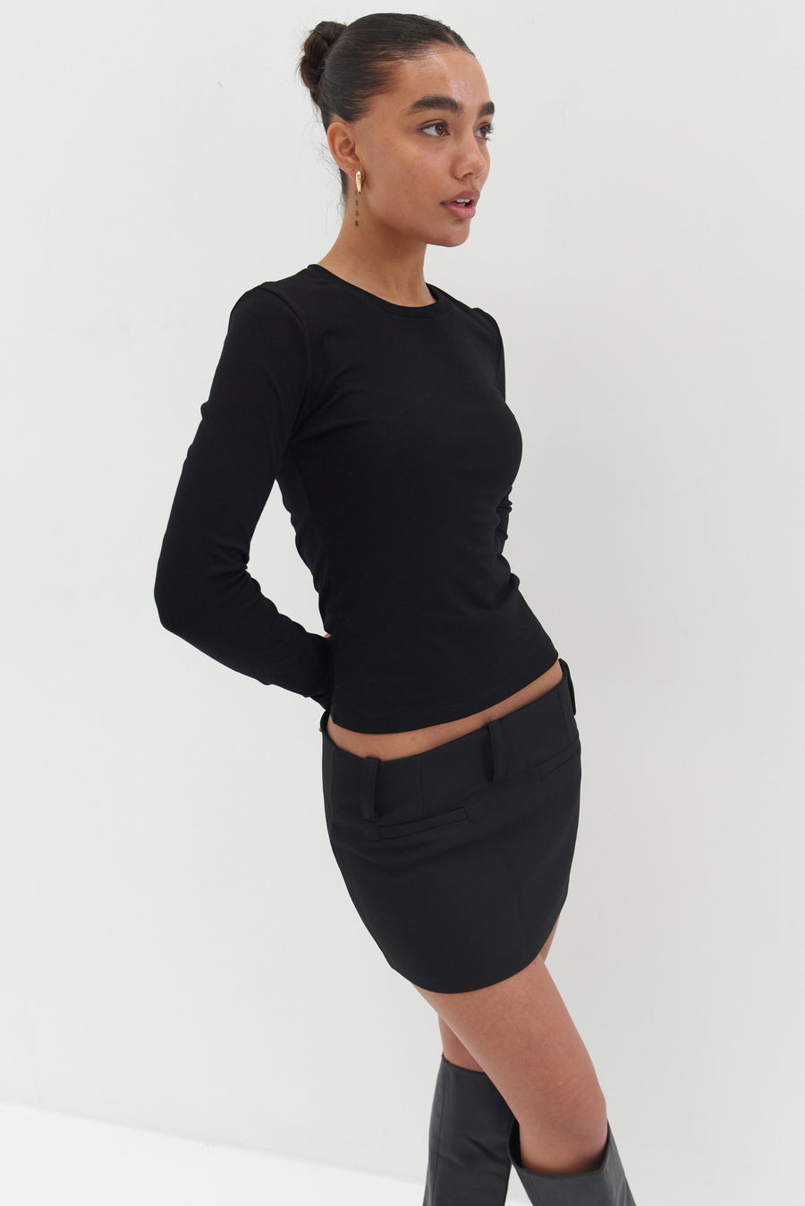 Nora Mini Skirt - Black – Style Addict®