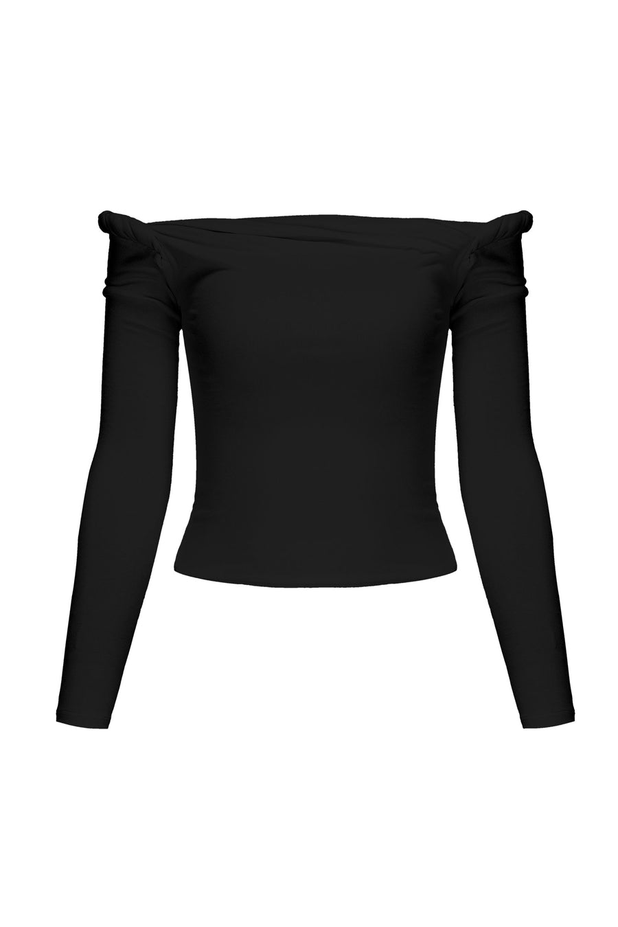 Rebecca Long Sleeve Top - Black – Style Addict®