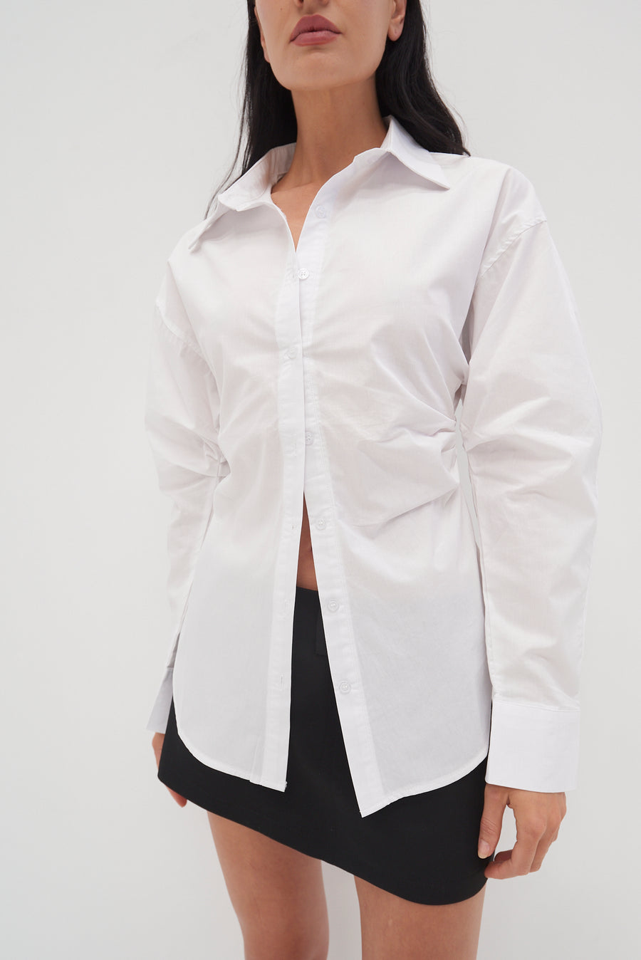 Luciana Shirt Top - White