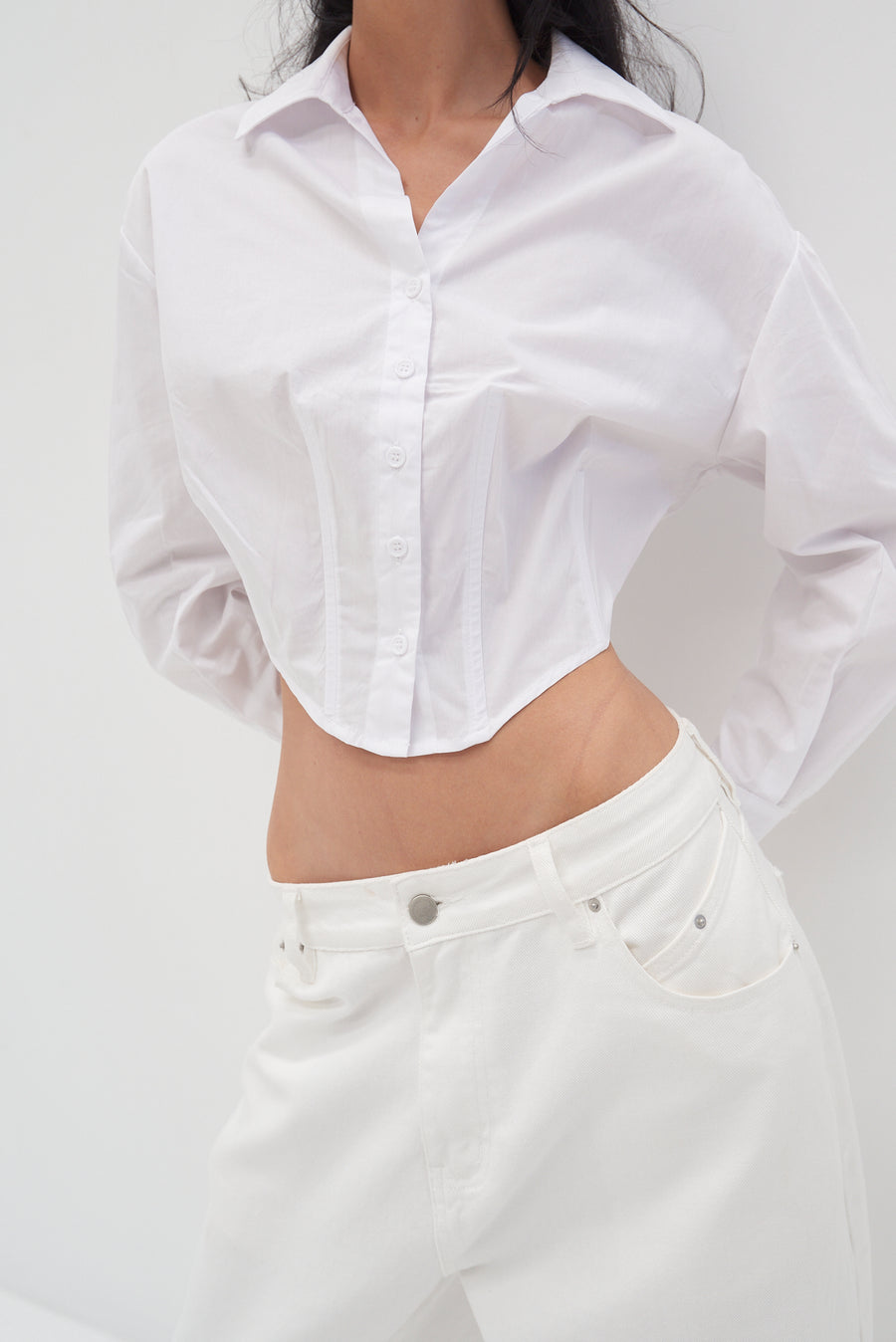 Petra Shirt Top - White