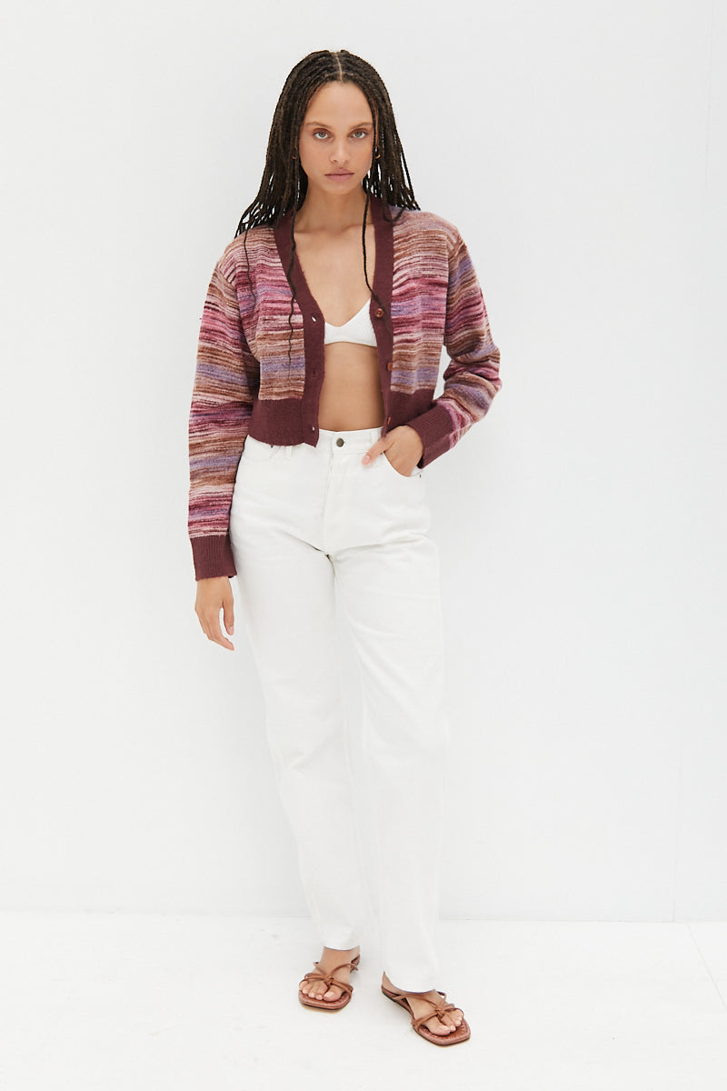 Cropped Cardigan - Candy