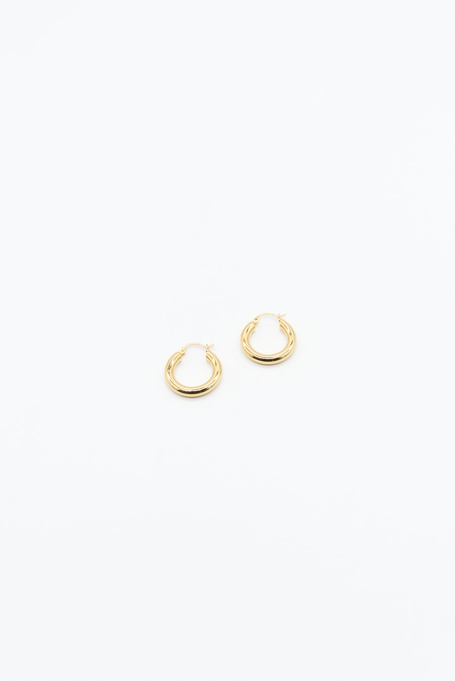 Small Hoop Earrings - 14K Gold Plated