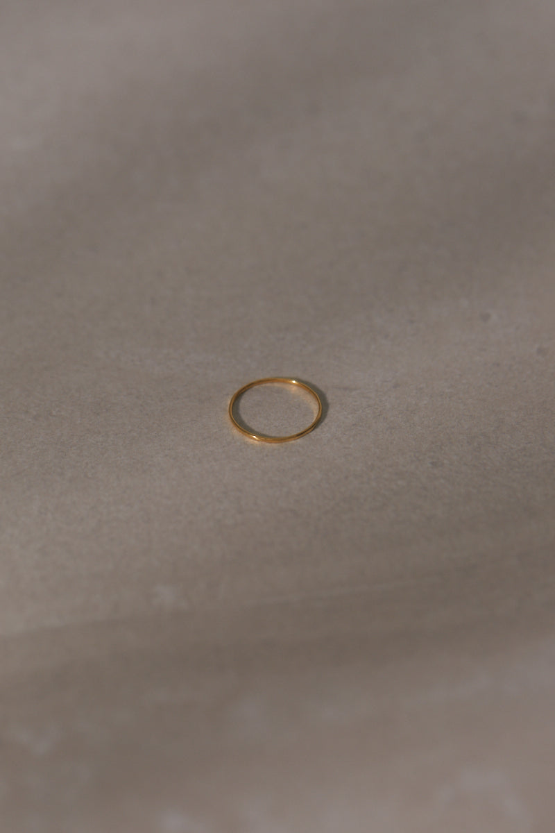 Hammered Ring - Gold Plated